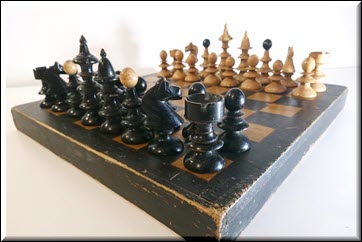 Vintage Vienna Coffee House Chess Set